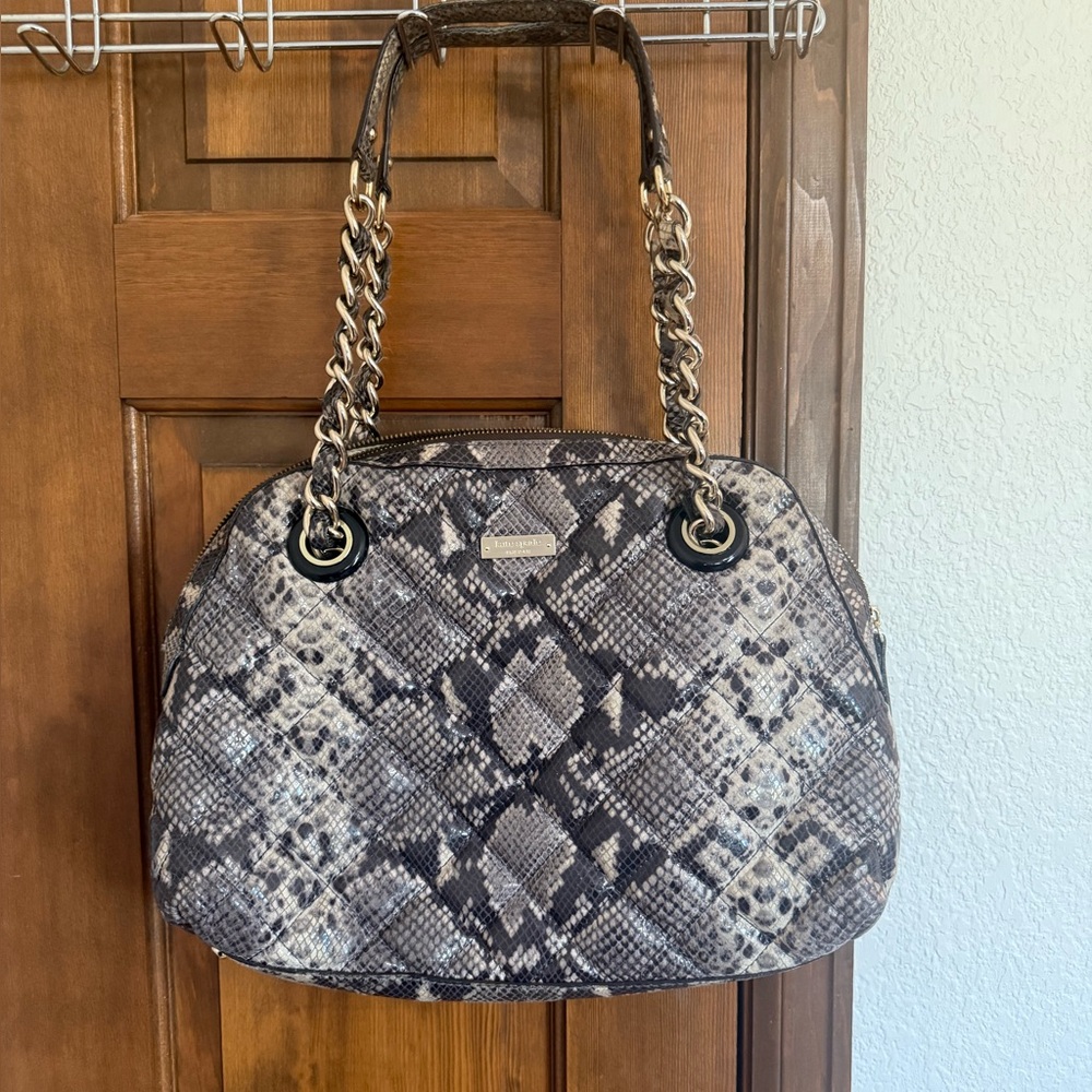 Elegant Kate Spade Snake Print Handbag